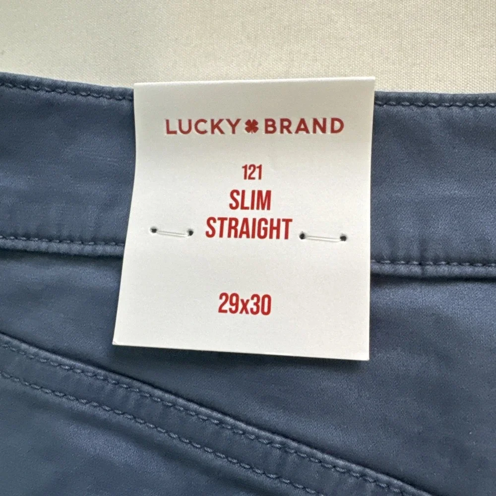 Lucky Brand Men’s Slim Straight Jeans — Navy Blue
